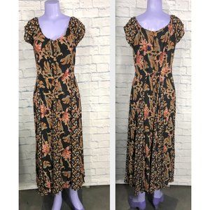 Starina Made India Floral Size Small Womens Ladies Long Dress Fashion